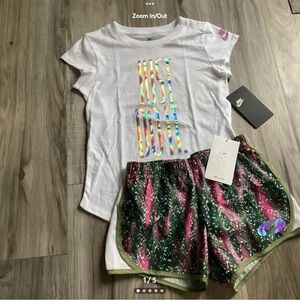 Girls Nike shorts outfit size 6X(NWT) ~PRICE IS FIRM, NO OFFERS~